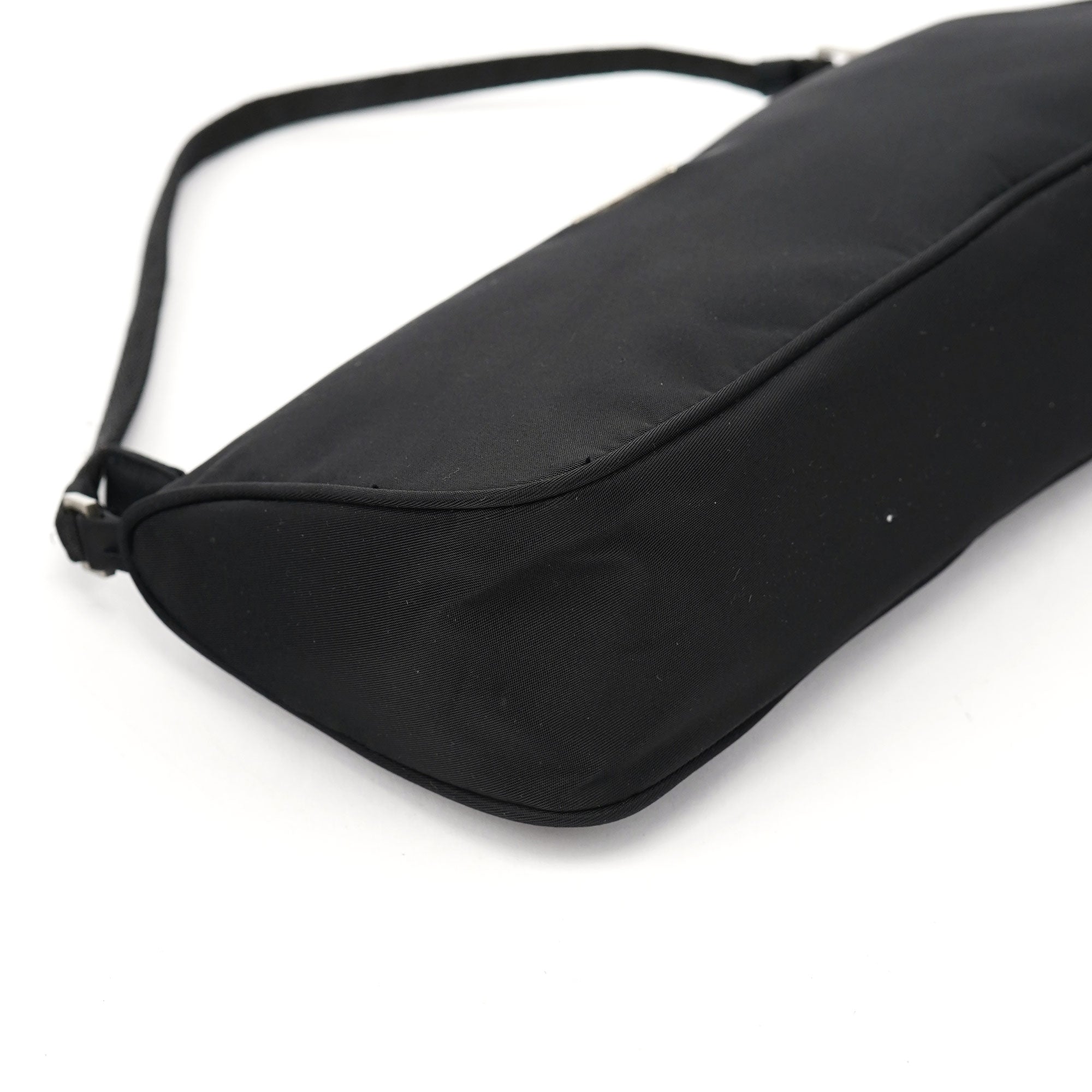 Black Tessuto Mini Hobo Bag
