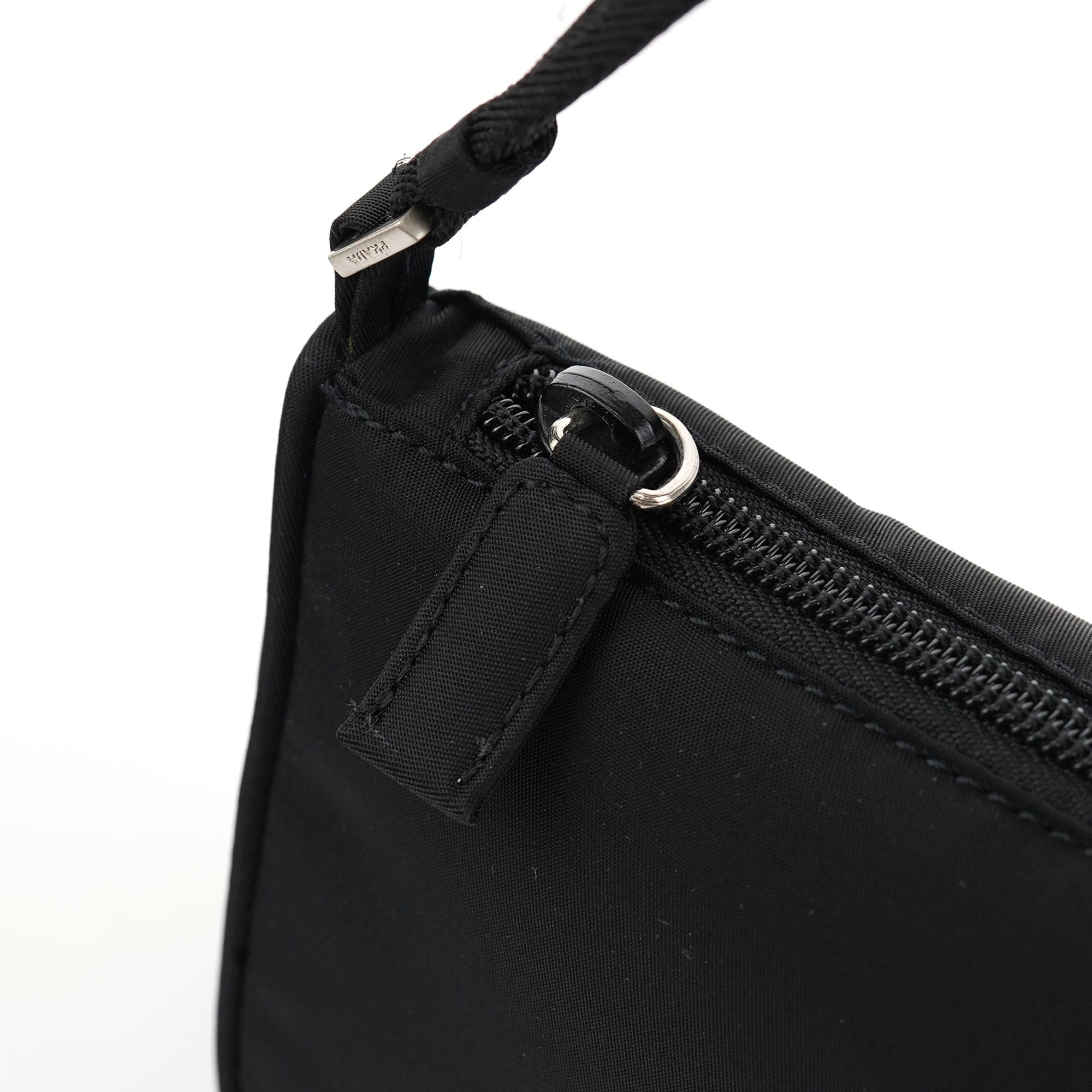 Black Tessuto Mini Hobo Bag