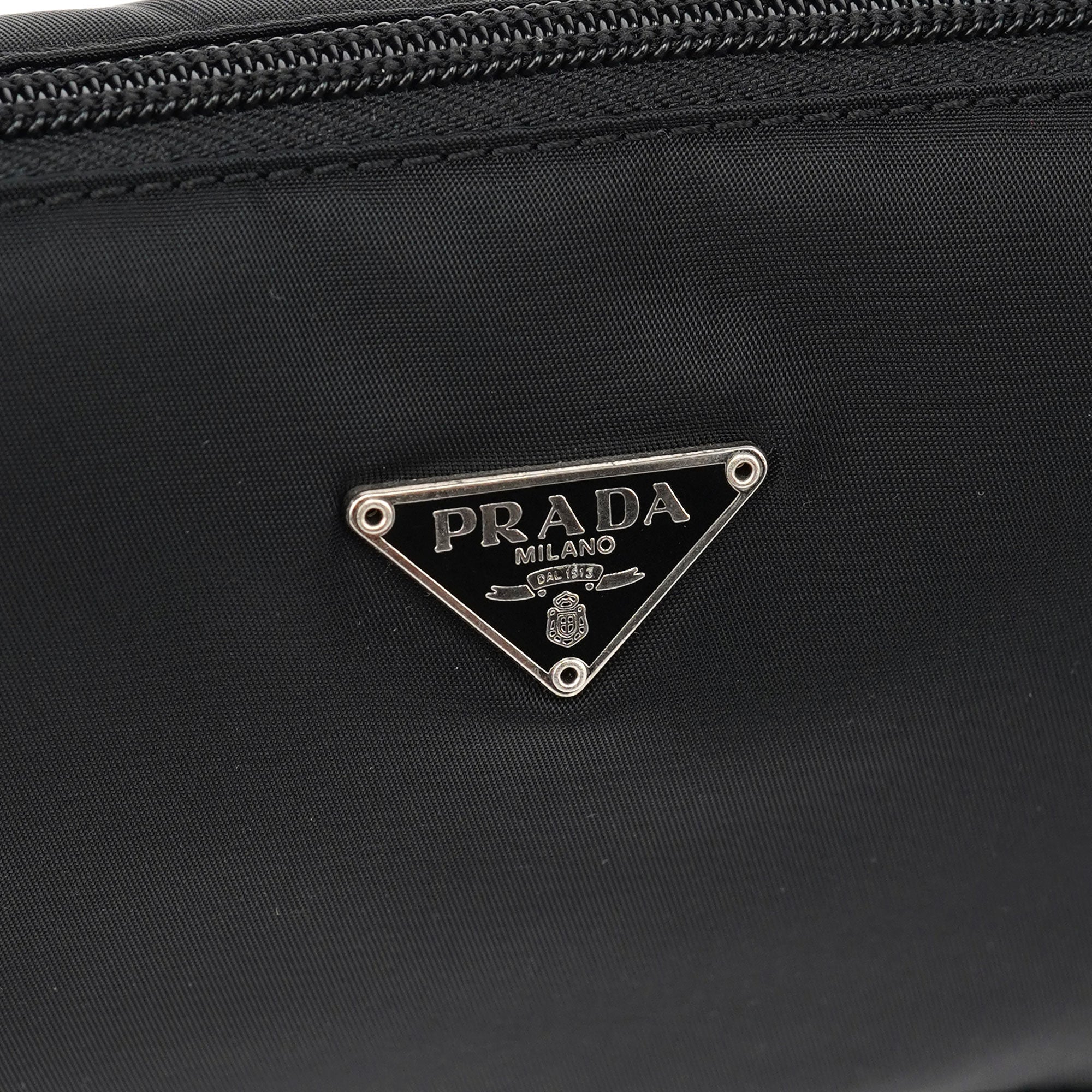 Black Tessuto Mini Hobo Bag