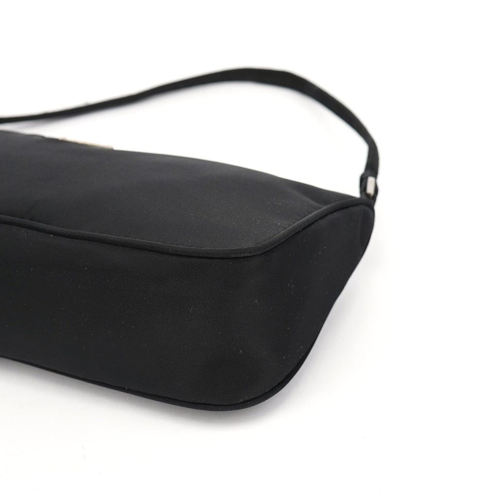 Black Tessuto Mini Hobo Bag