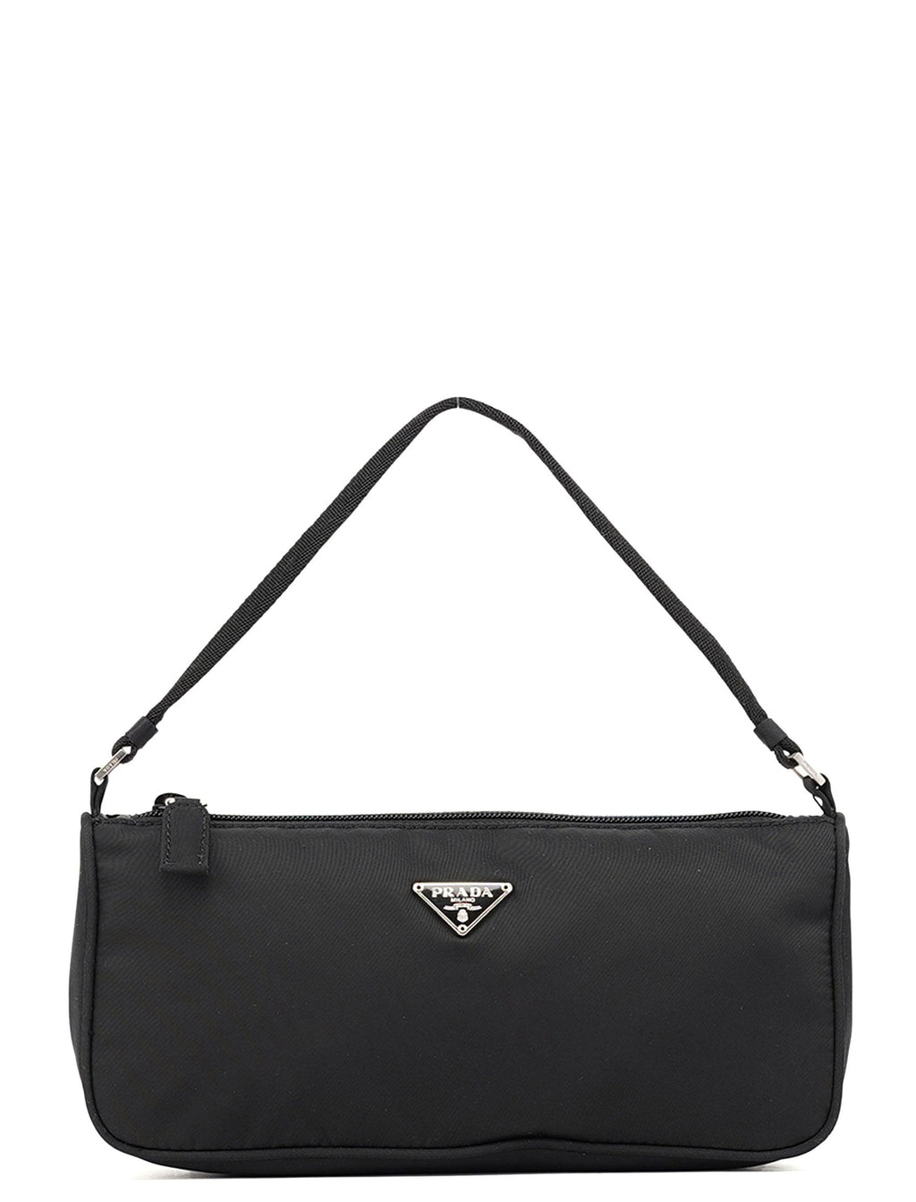 Black Tessuto Mini Hobo Bag