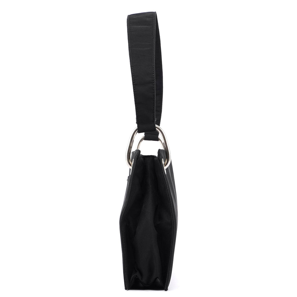 Black Tessuto Mini Hobo Bag