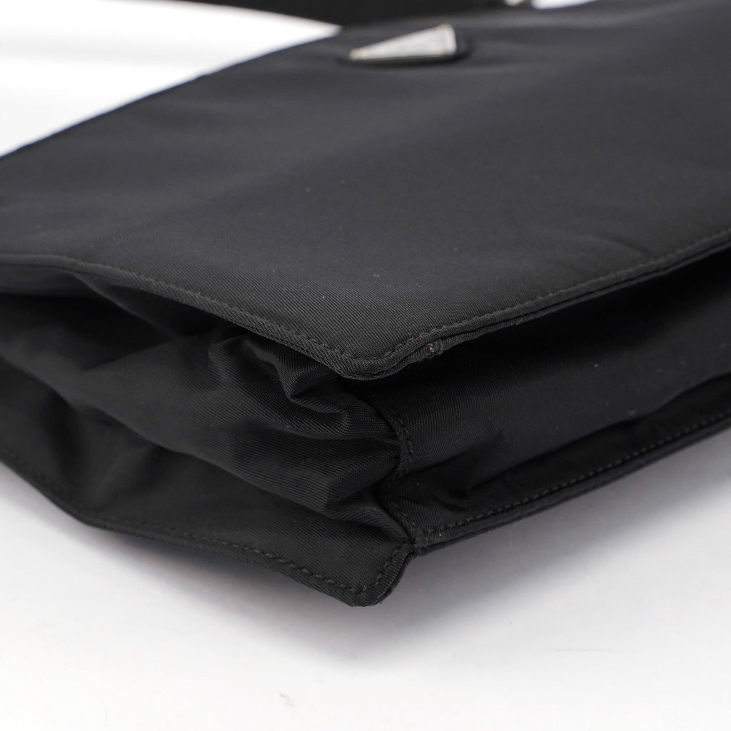 Black Tessuto Mini Hobo Bag