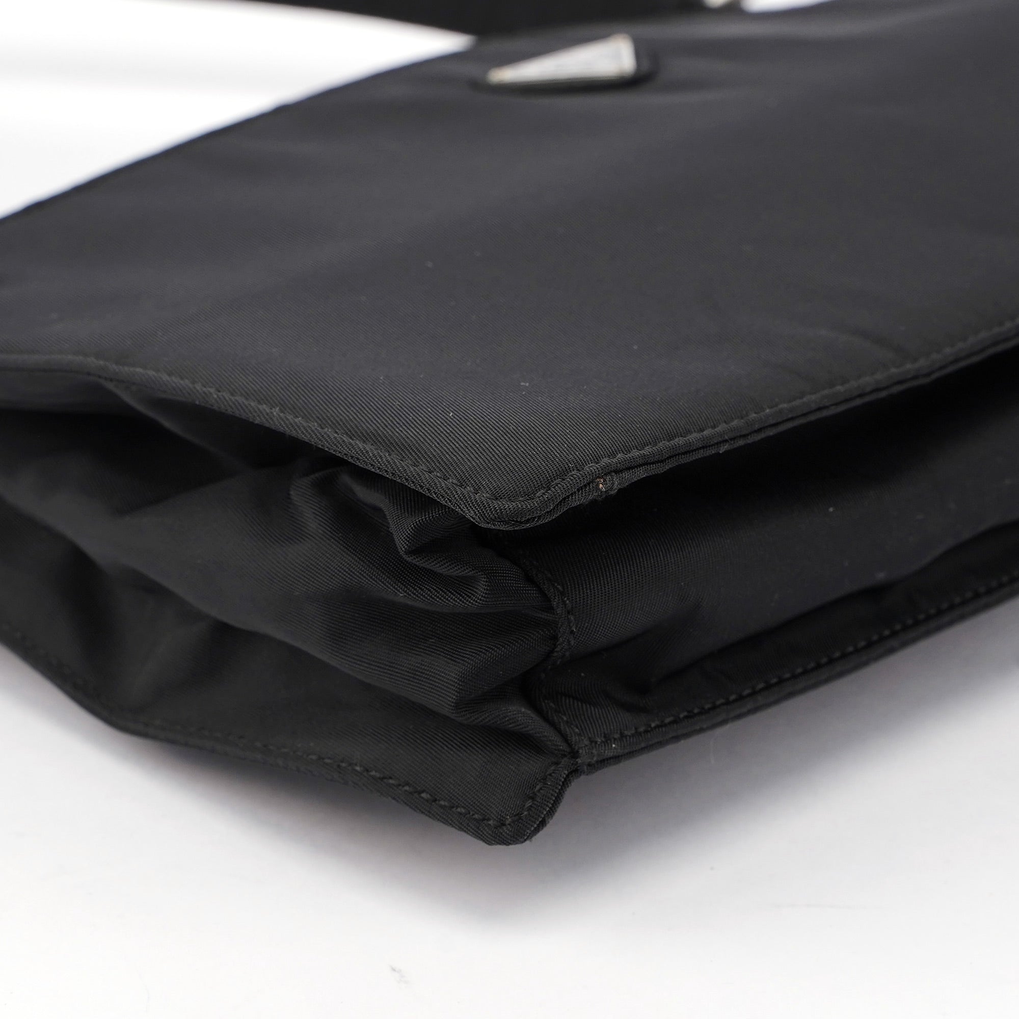 Black Tessuto Mini Hobo Bag