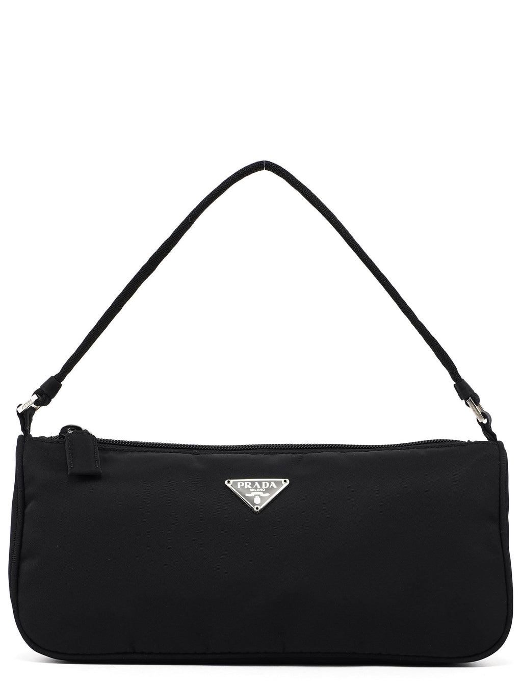 Black Tessuto Mini Hobo Bag