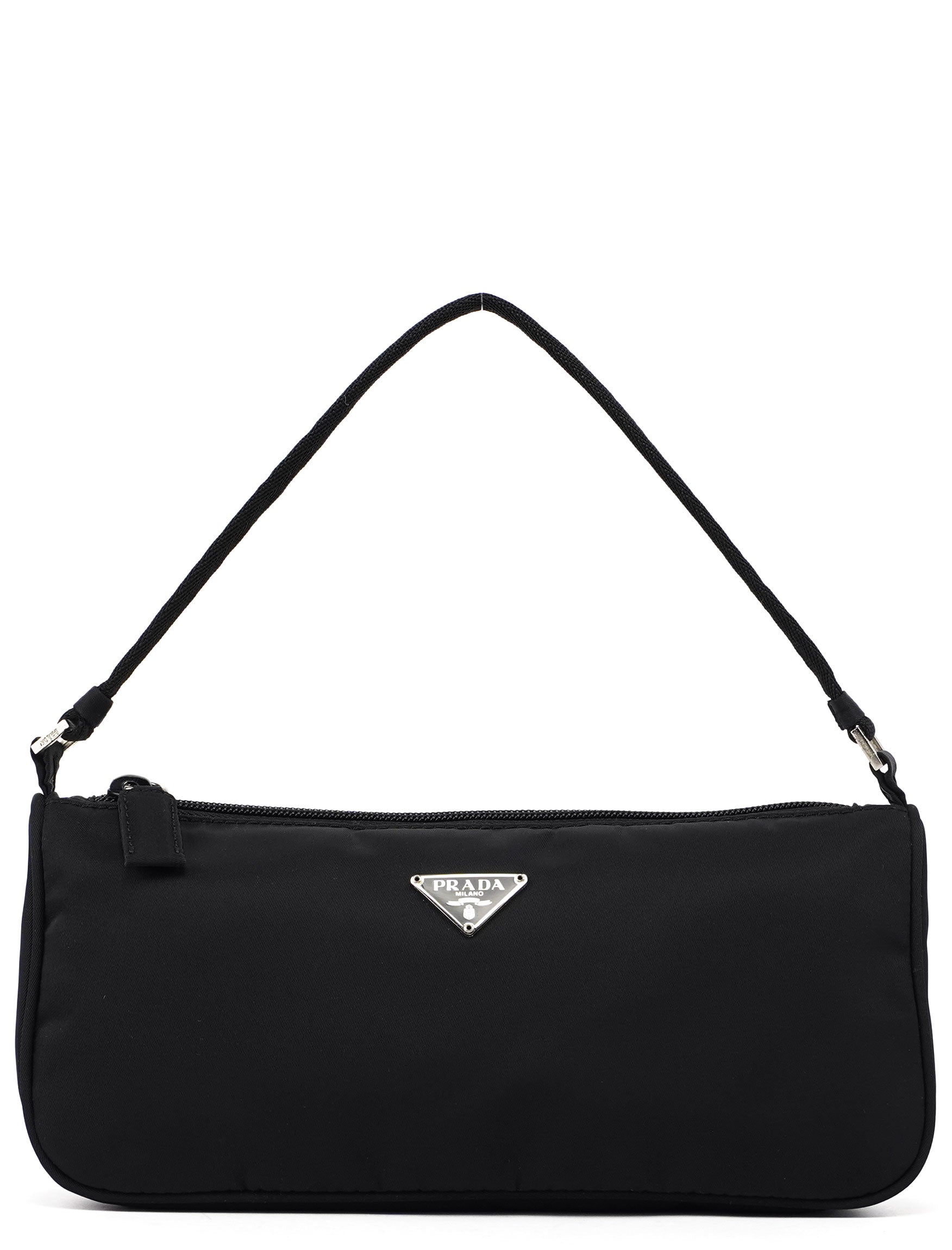 Black Tessuto Mini Hobo Bag