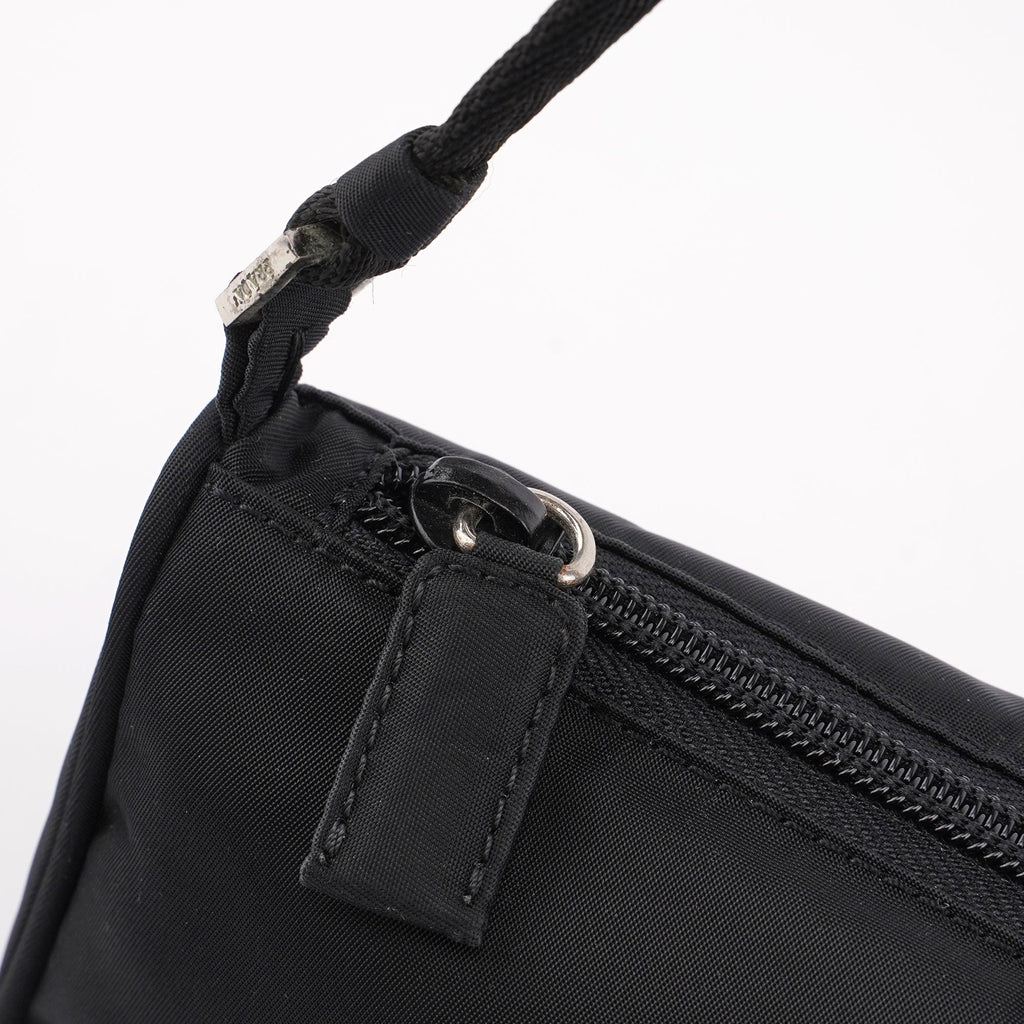Black Tessuto Mini Hobo Bag