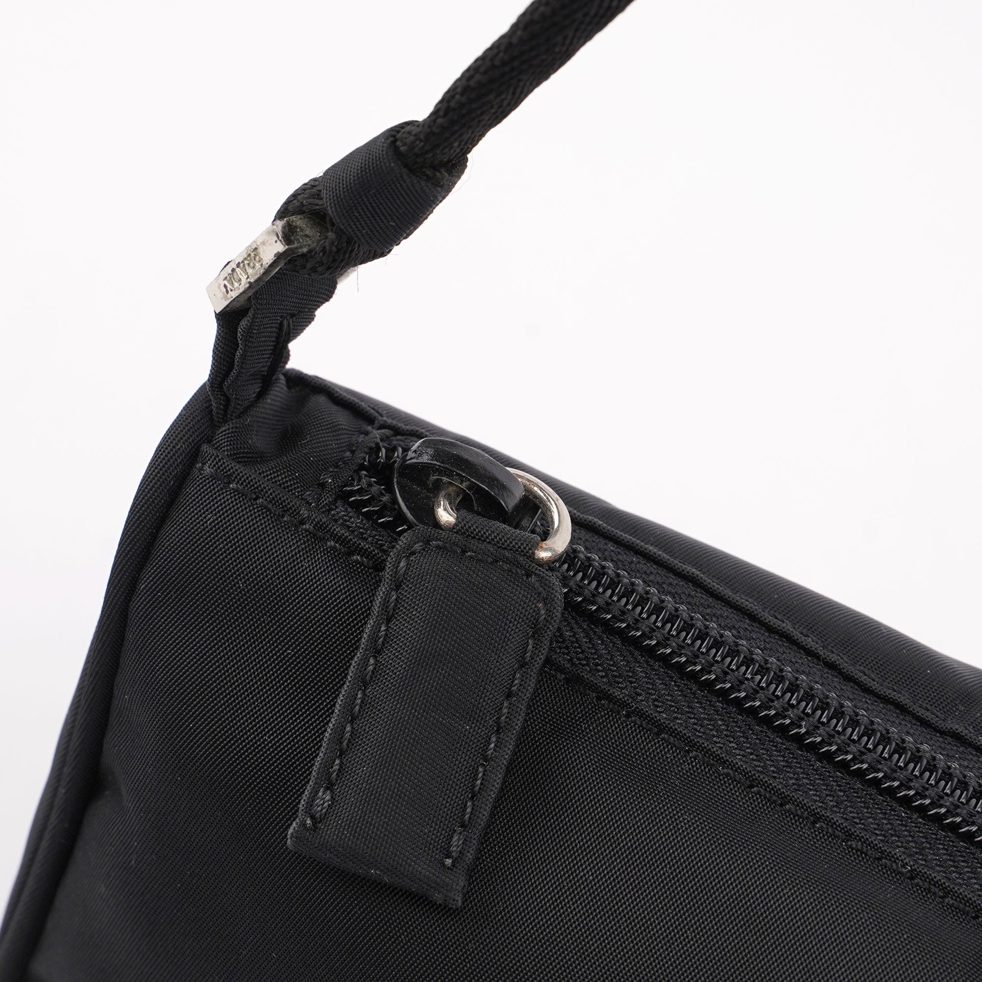 Black Tessuto Mini Hobo Bag