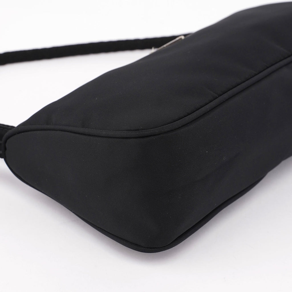 Black Tessuto Mini Hobo Bag