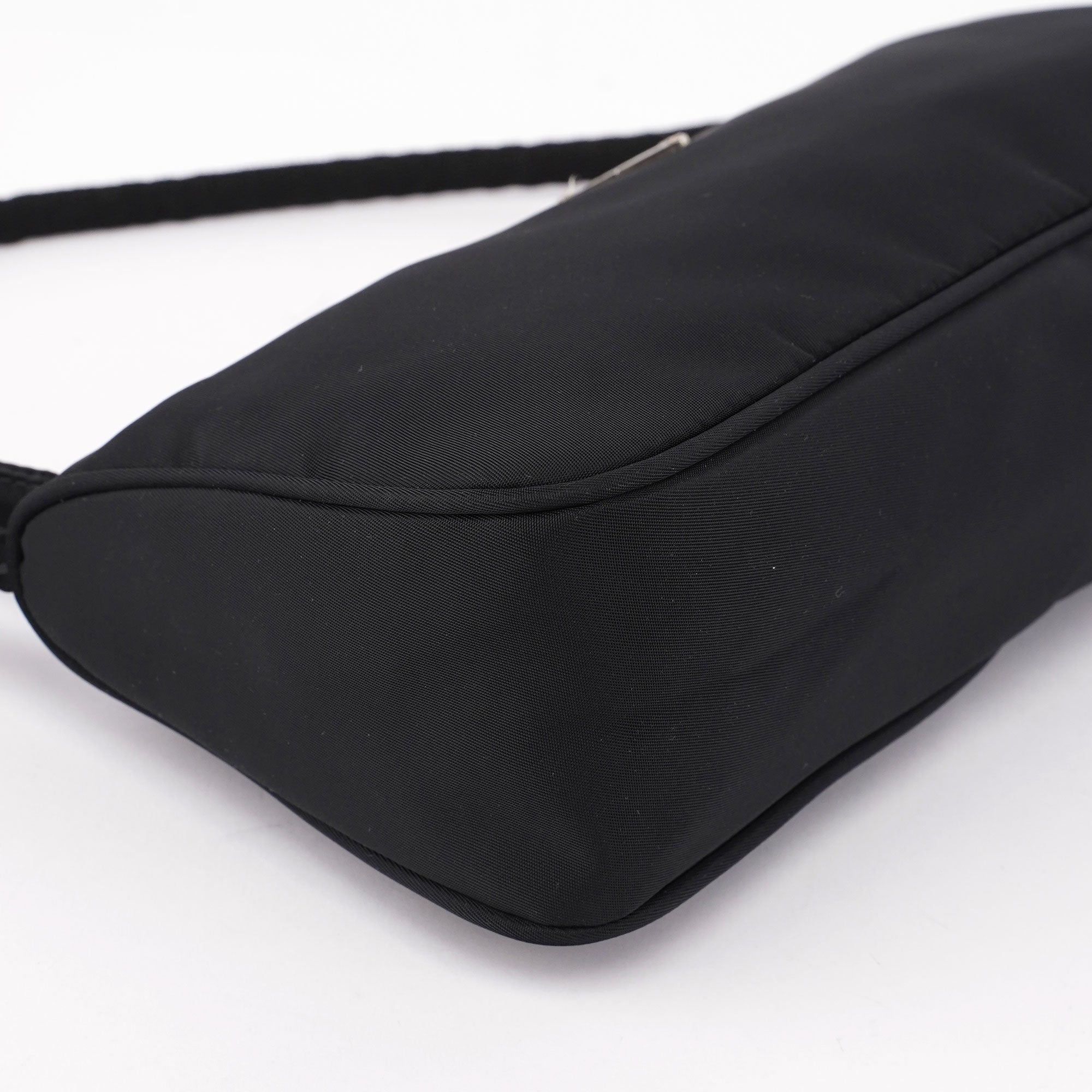 Black Tessuto Mini Hobo Bag