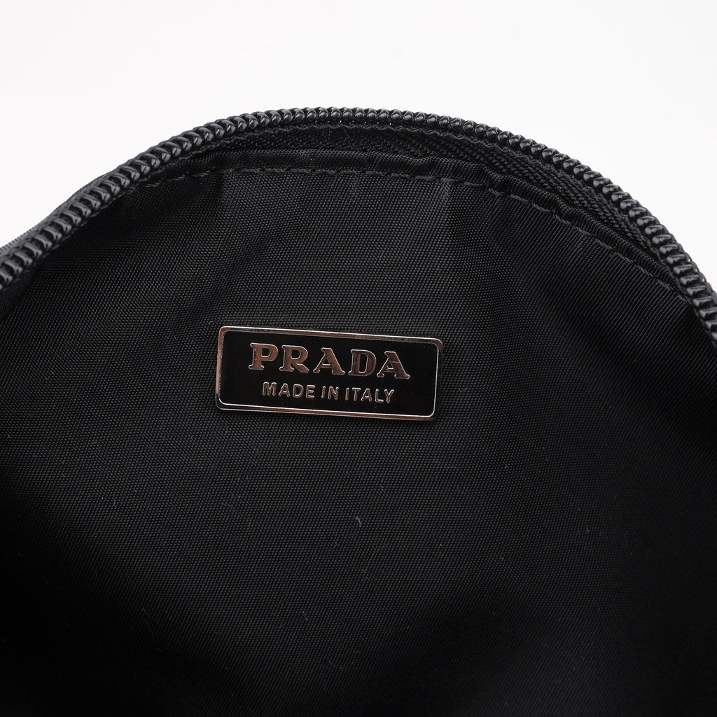 Black Tessuto Mini Hobo Bag