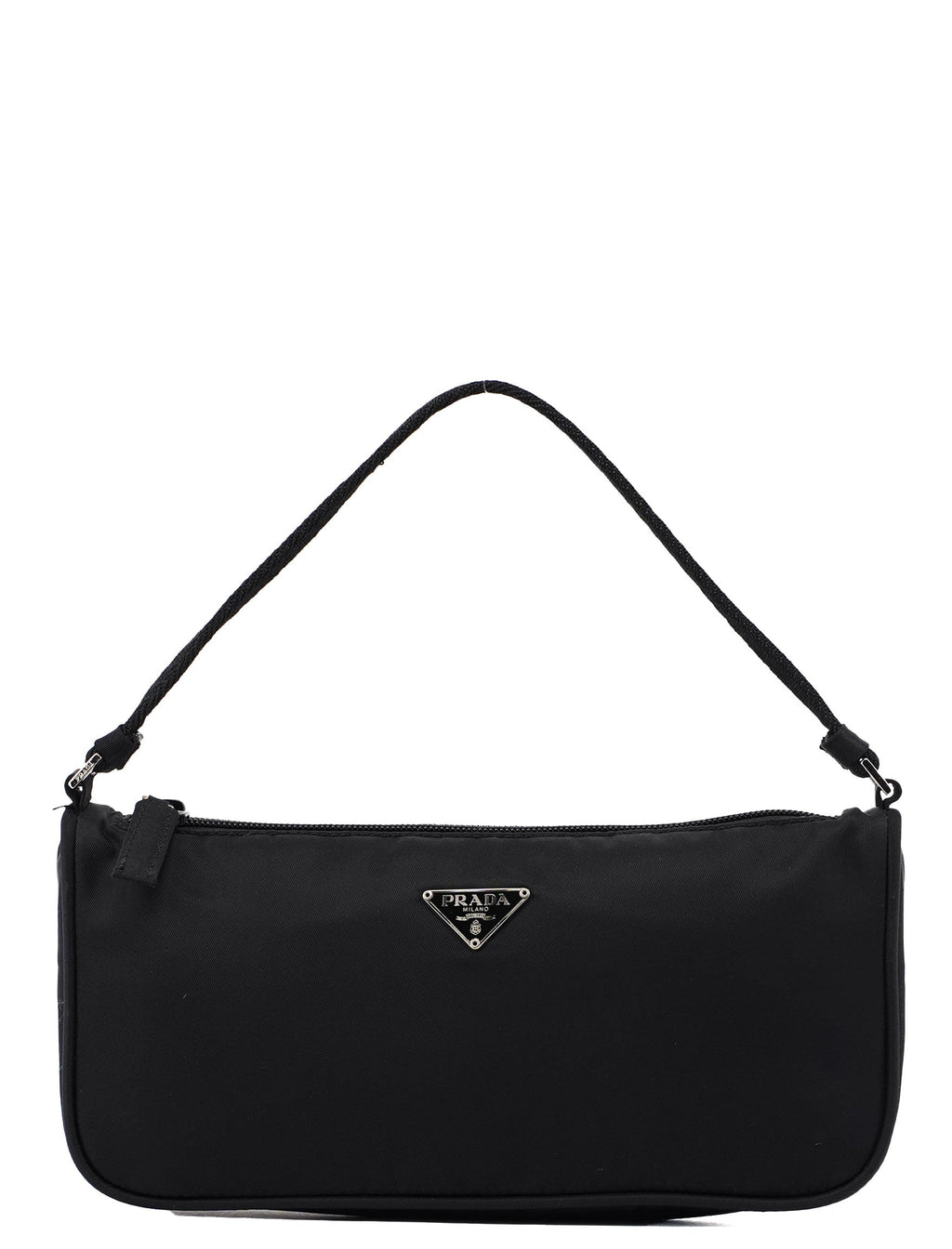 Black Tessuto Mini Hobo Bag