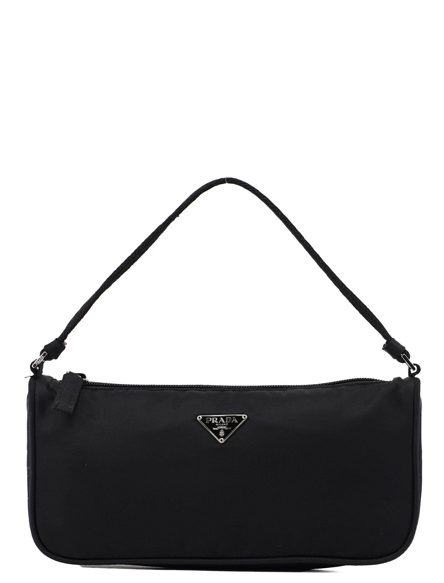 Black Tessuto Mini Hobo Bag