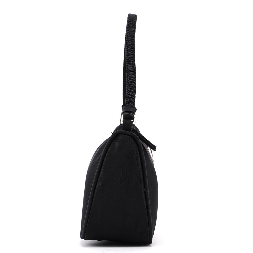 Black Tessuto Mini Hobo Bag