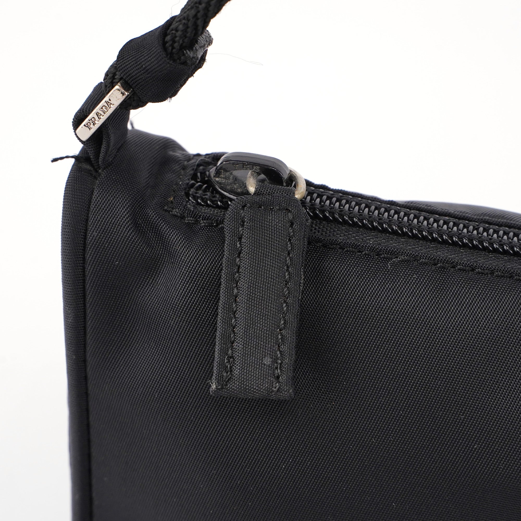 Black Tessuto Mini Hobo Bag