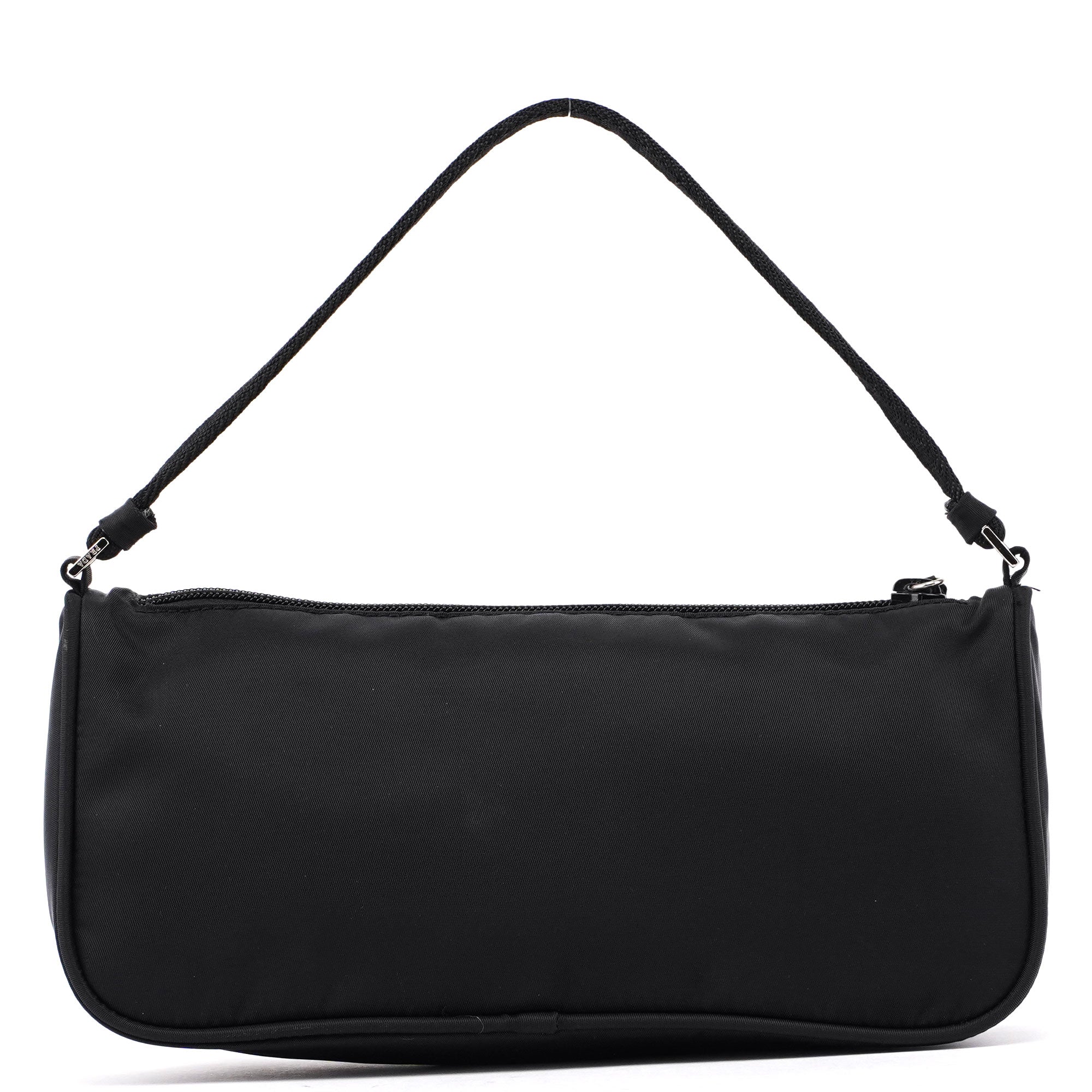 Black Tessuto Mini Hobo Bag