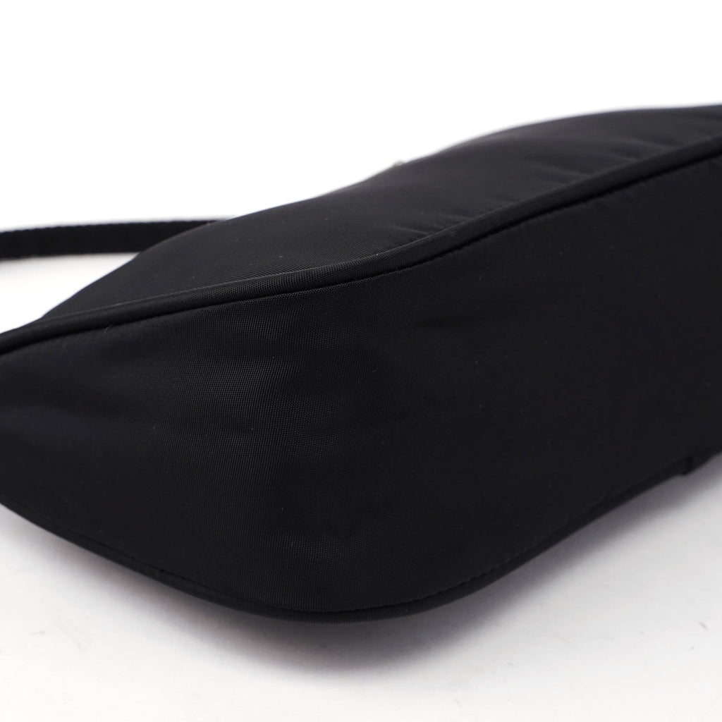 Black Tessuto Mini Hobo Bag