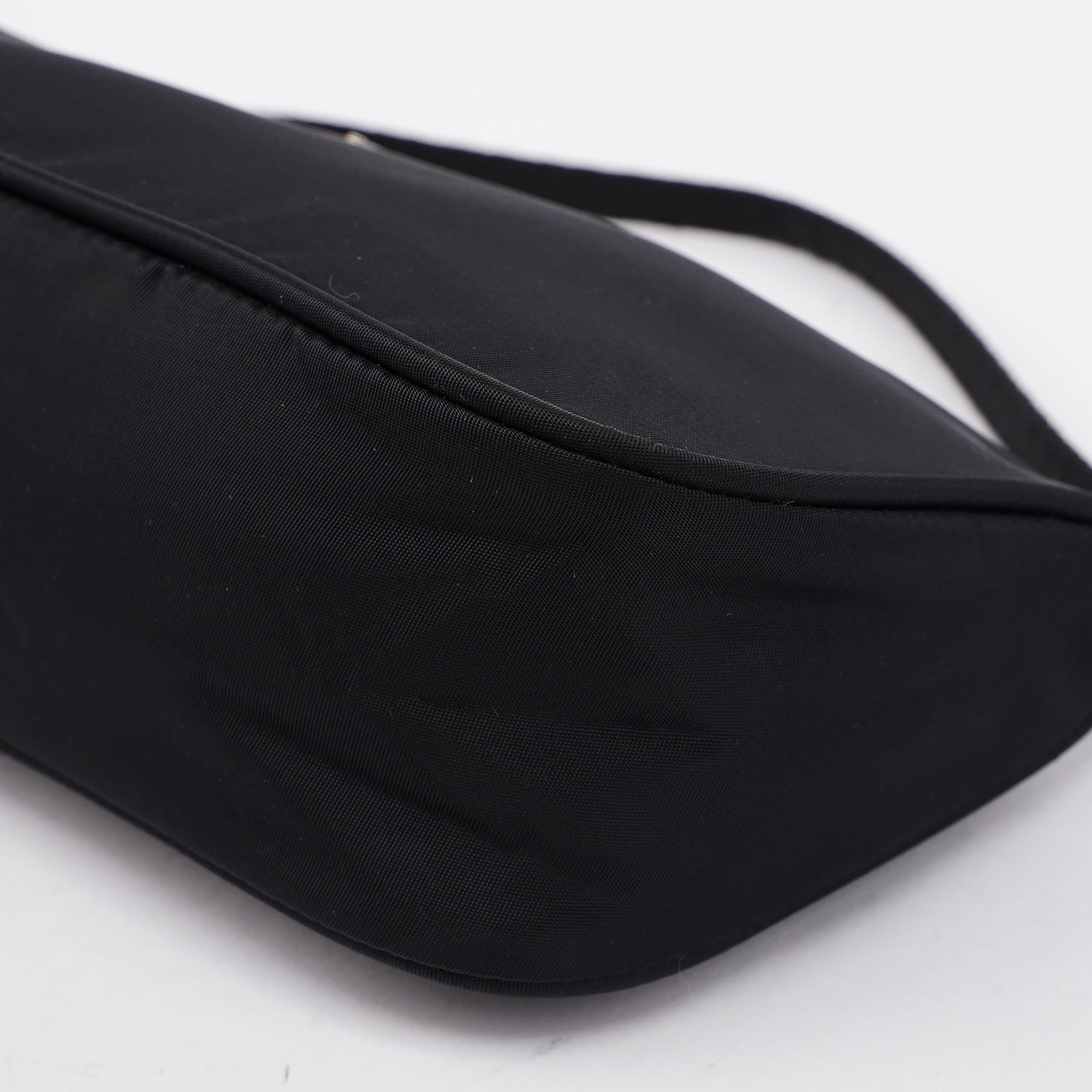 Black Tessuto Mini Hobo Bag