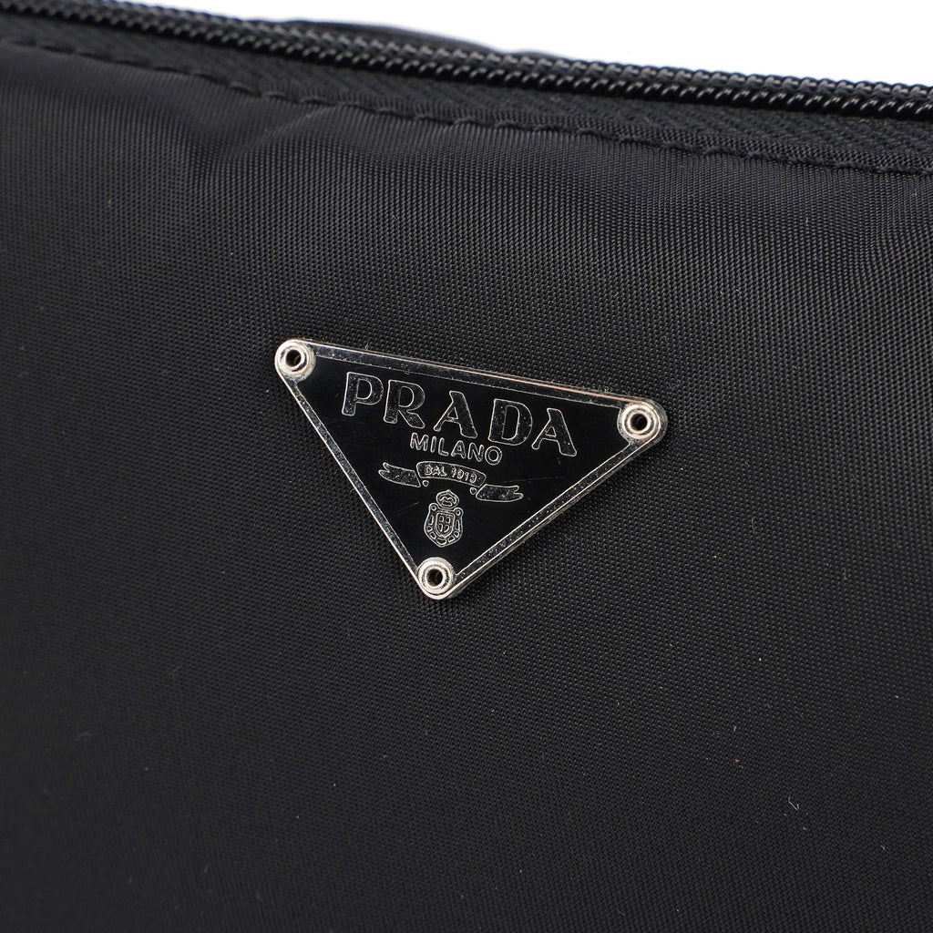 Black Tessuto Mini Hobo Bag