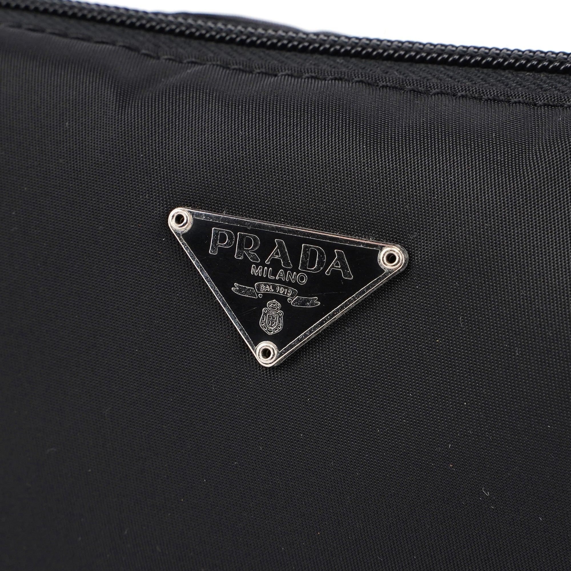 Black Tessuto Mini Hobo Bag