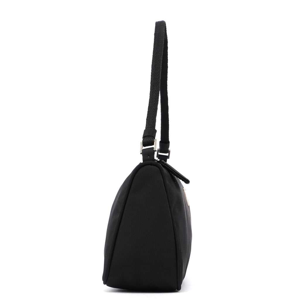 Black Tessuto Mini Hobo Bag