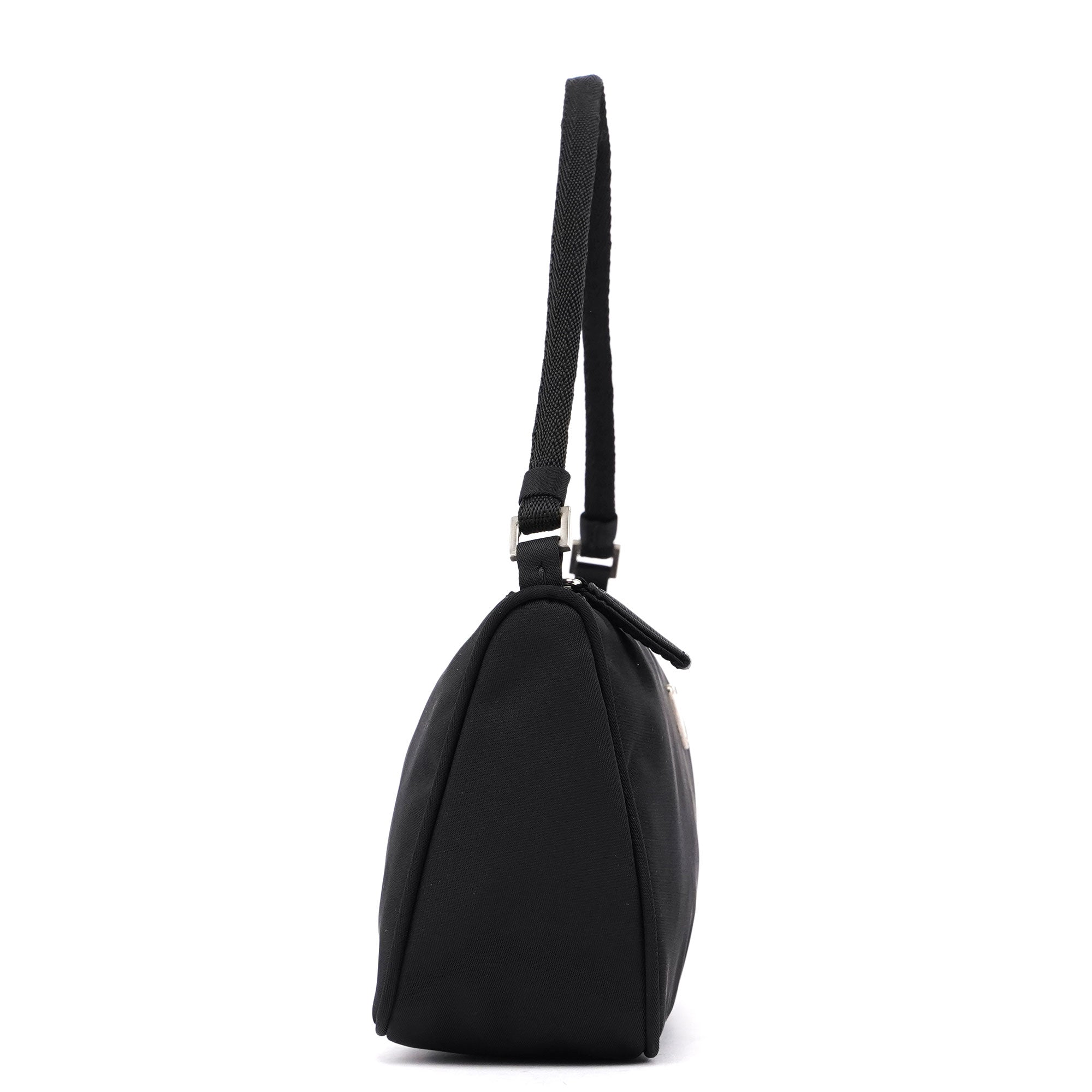 Black Tessuto Mini Hobo Bag