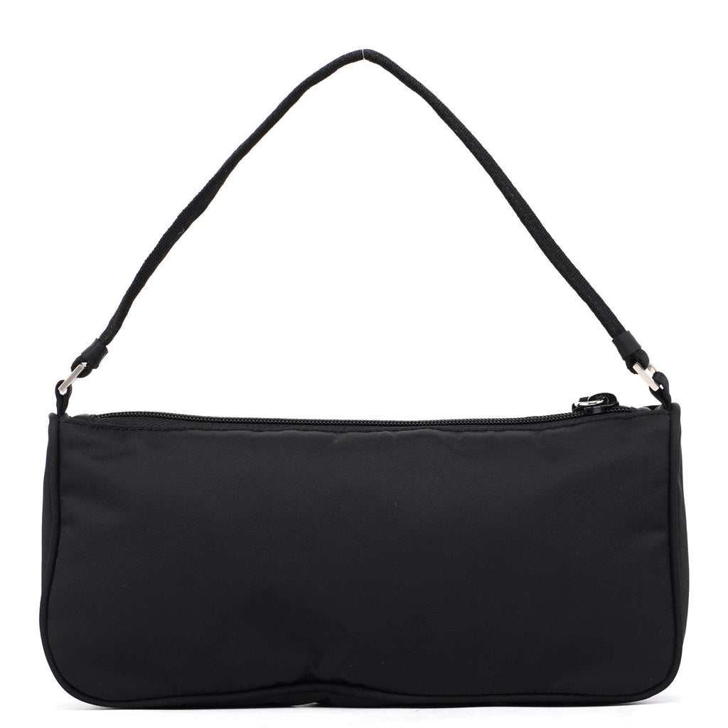 Black Tessuto Mini Hobo Bag