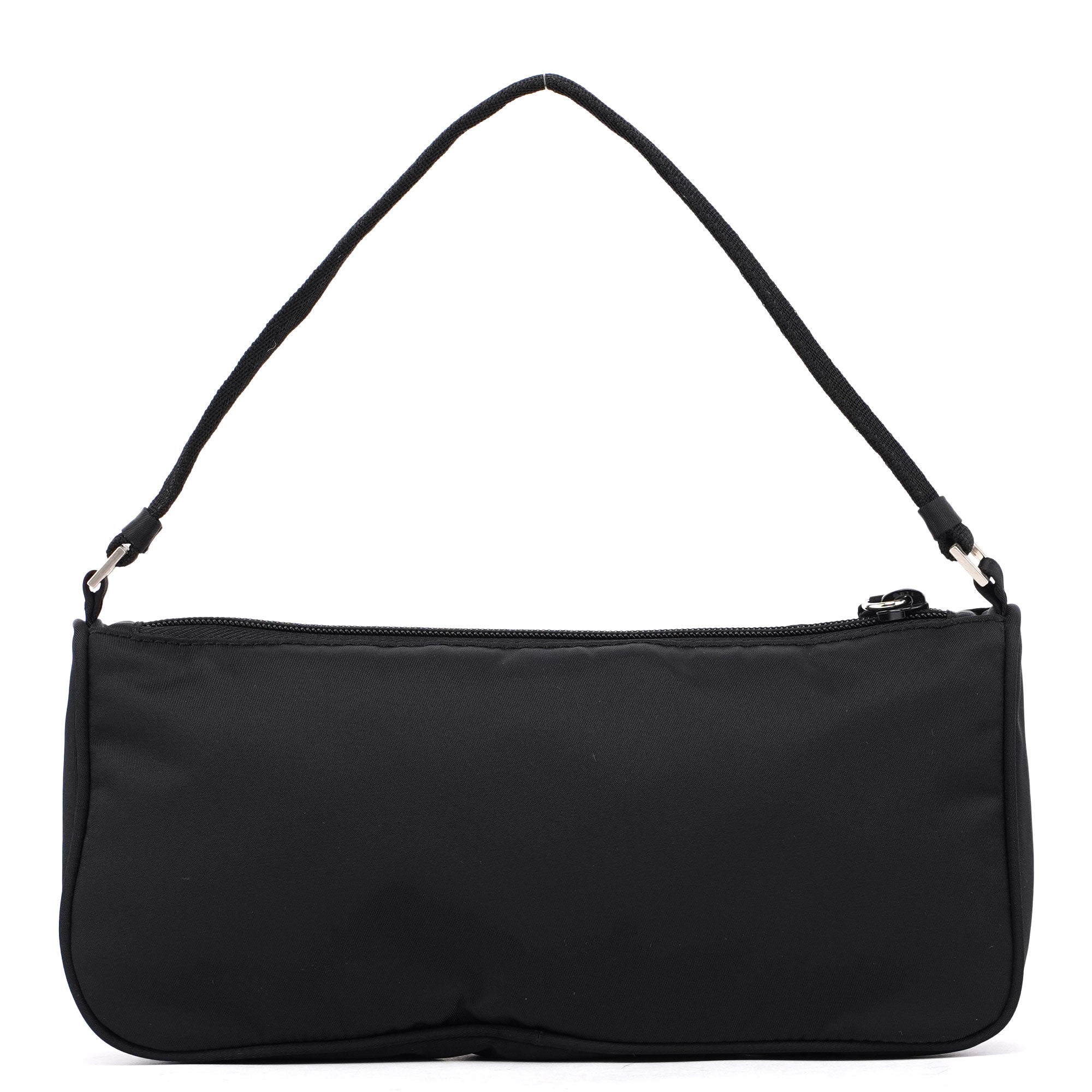 Black Tessuto Mini Hobo Bag
