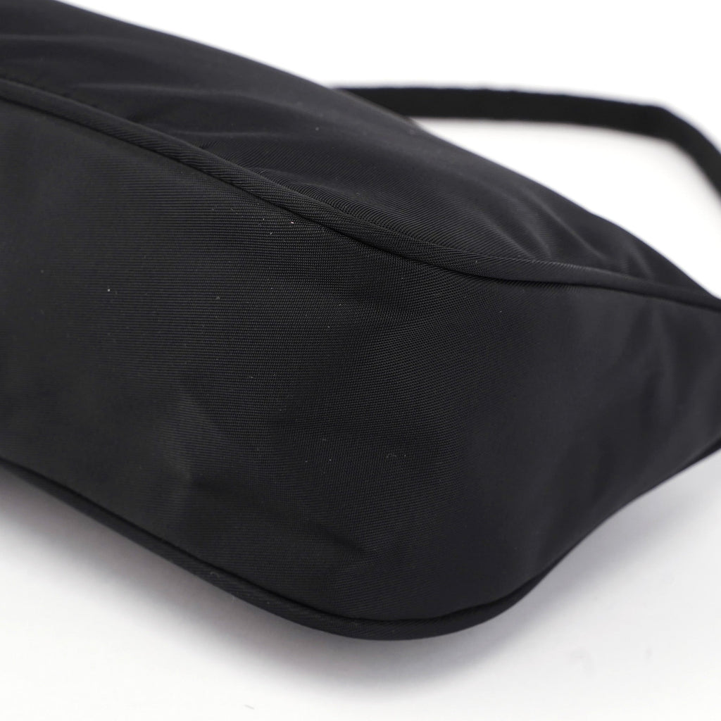 Black Tessuto Mini Hobo Bag