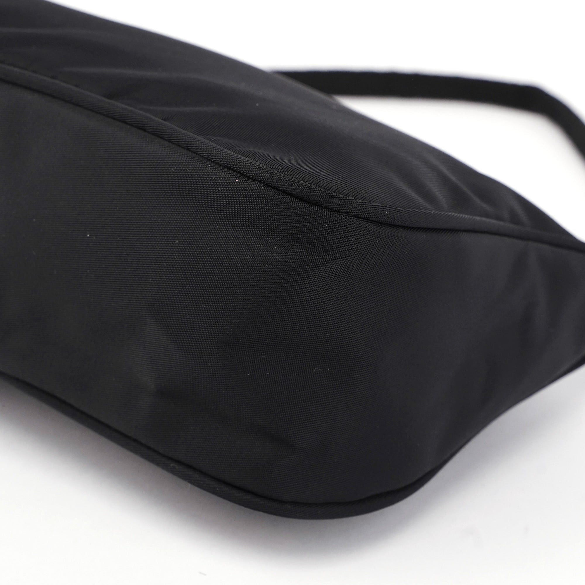 Black Tessuto Mini Hobo Bag