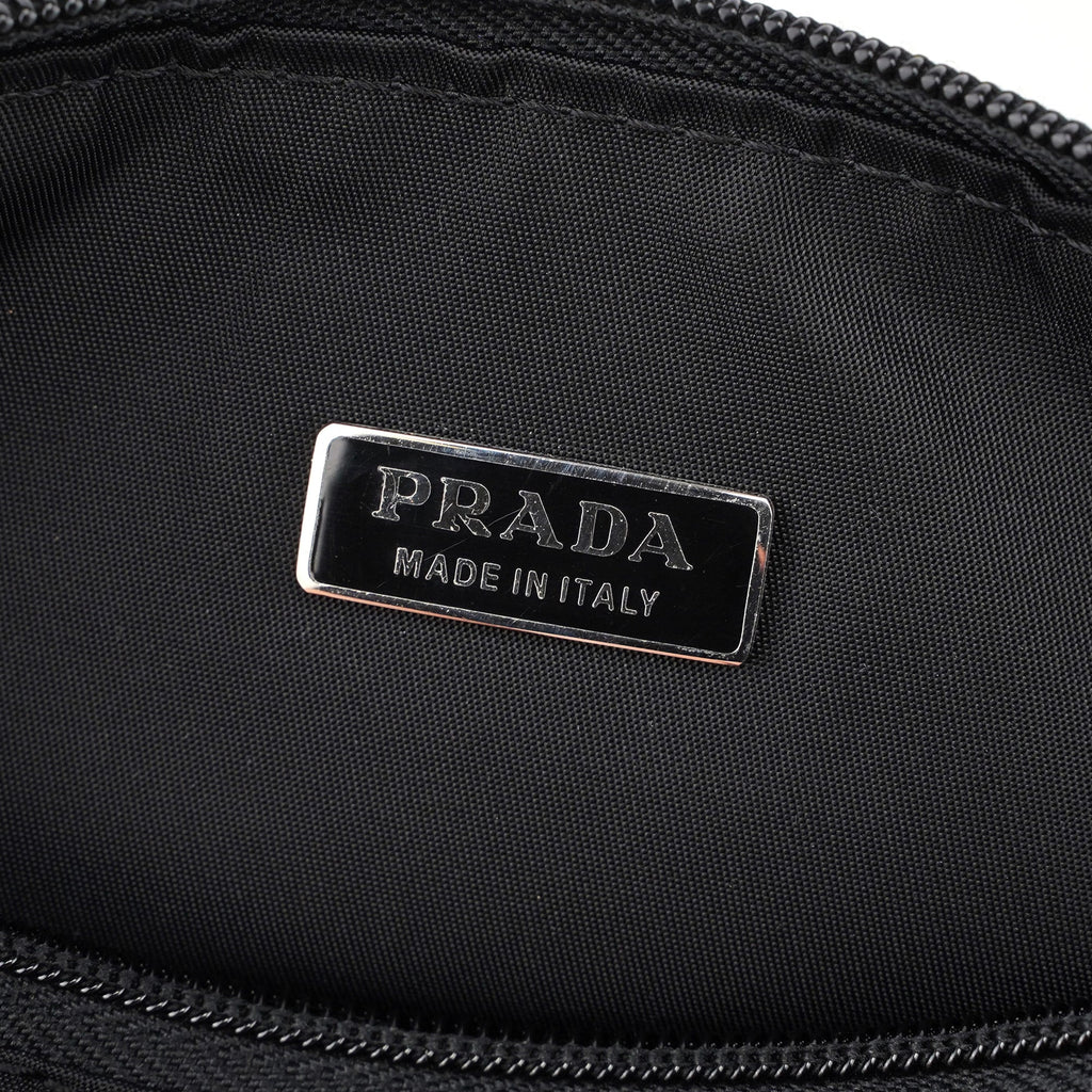 Black Tessuto Mini Hobo Bag