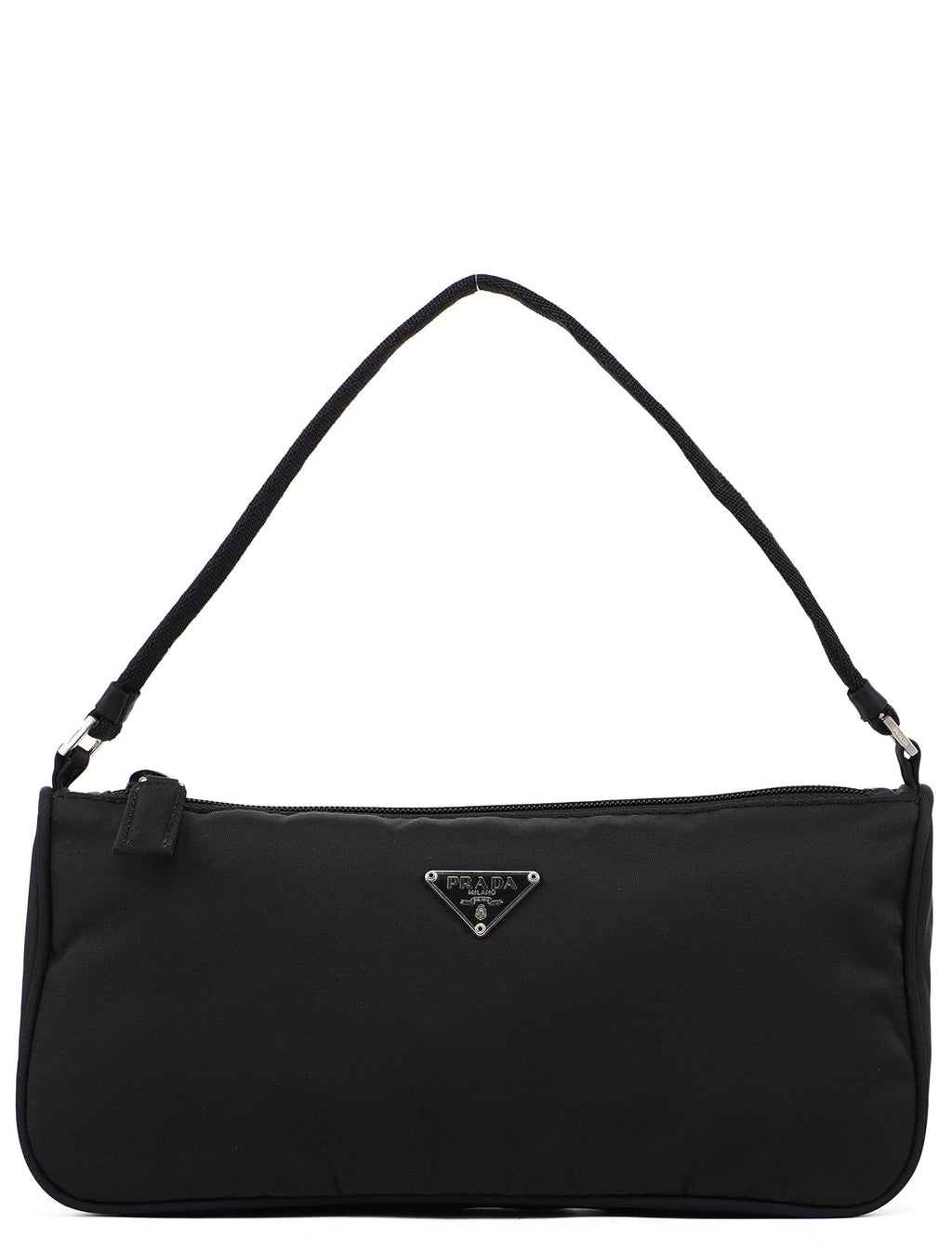Black Tessuto Mini Hobo Bag