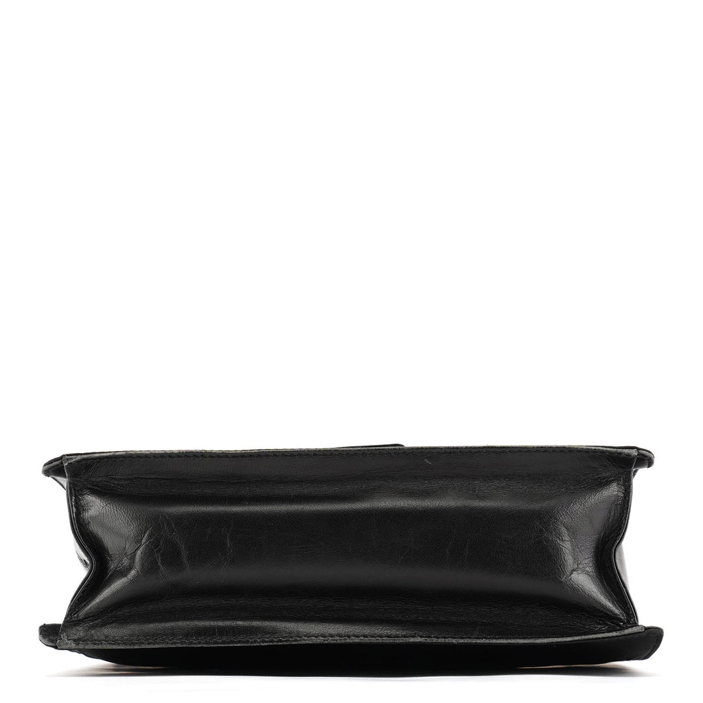 Black Tessuto Nappa Buckle Shoulder Bag