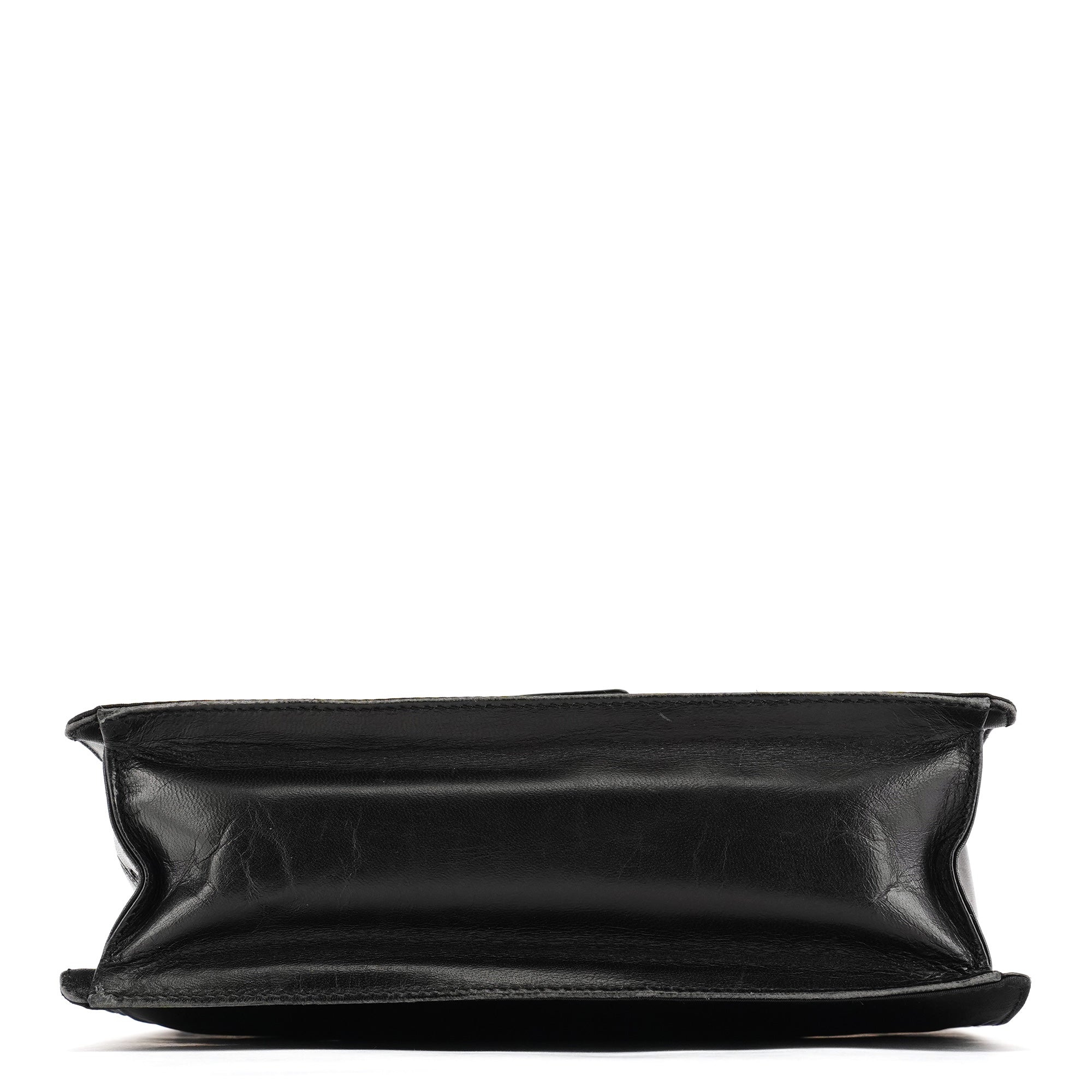 Black Tessuto Nappa Buckle Shoulder Bag