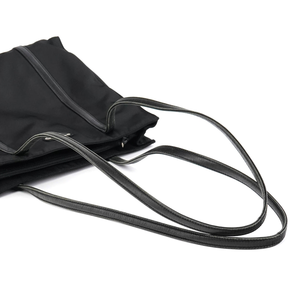 1995 Black Tessuto Nappa Nylon Tote Bag
