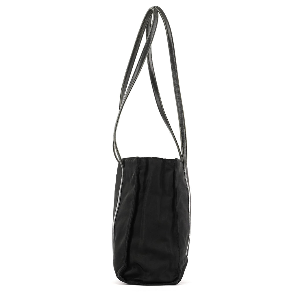 1995 Black Tessuto Nappa Nylon Tote Bag