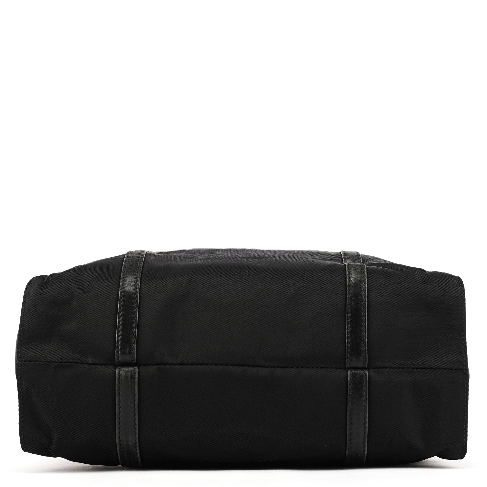 1995 Black Tessuto Nappa Nylon Tote Bag