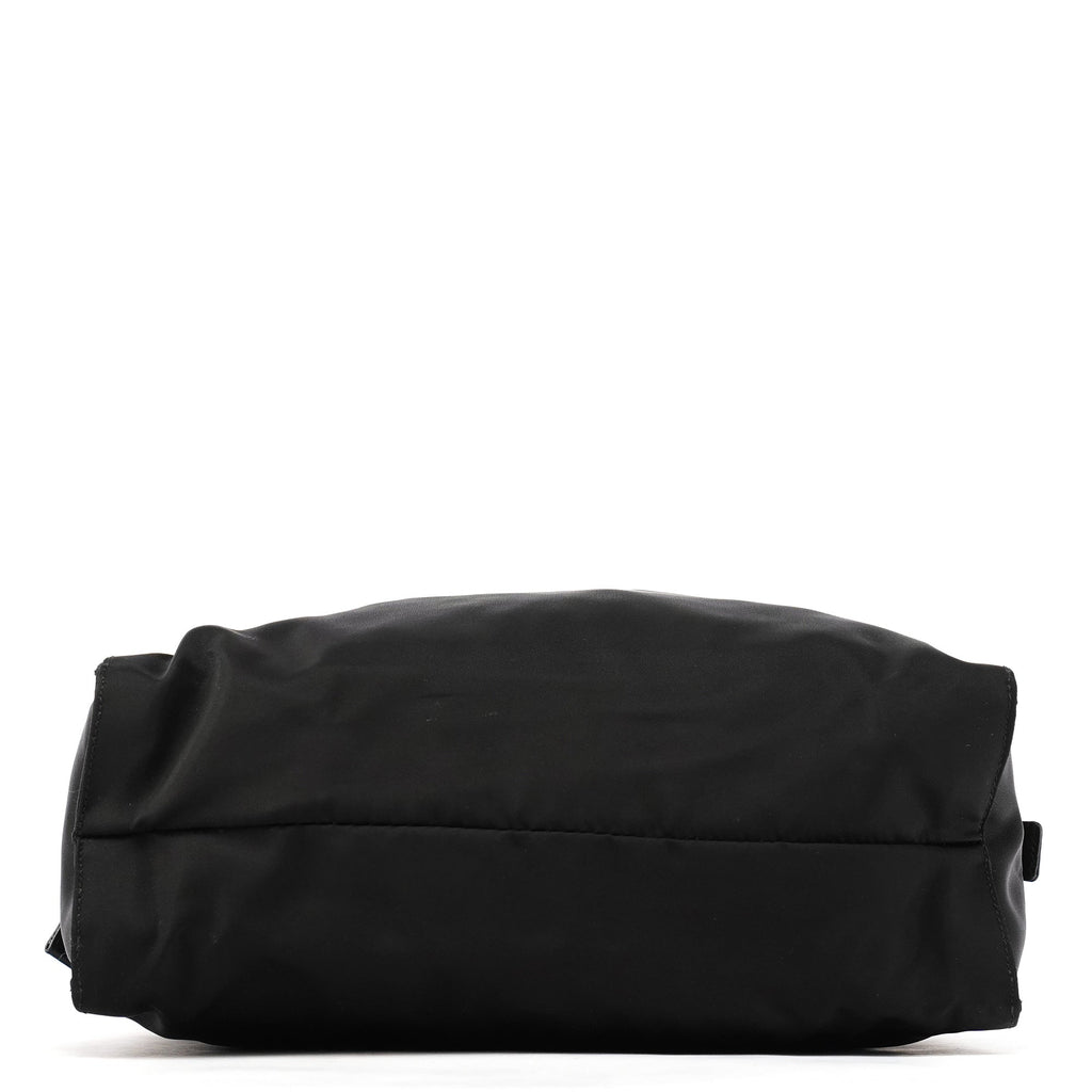 Black Tessuto Nappa Nylon Tote Bag