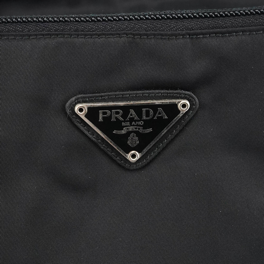 Black Tessuto Nappa Nylon Tote Bag