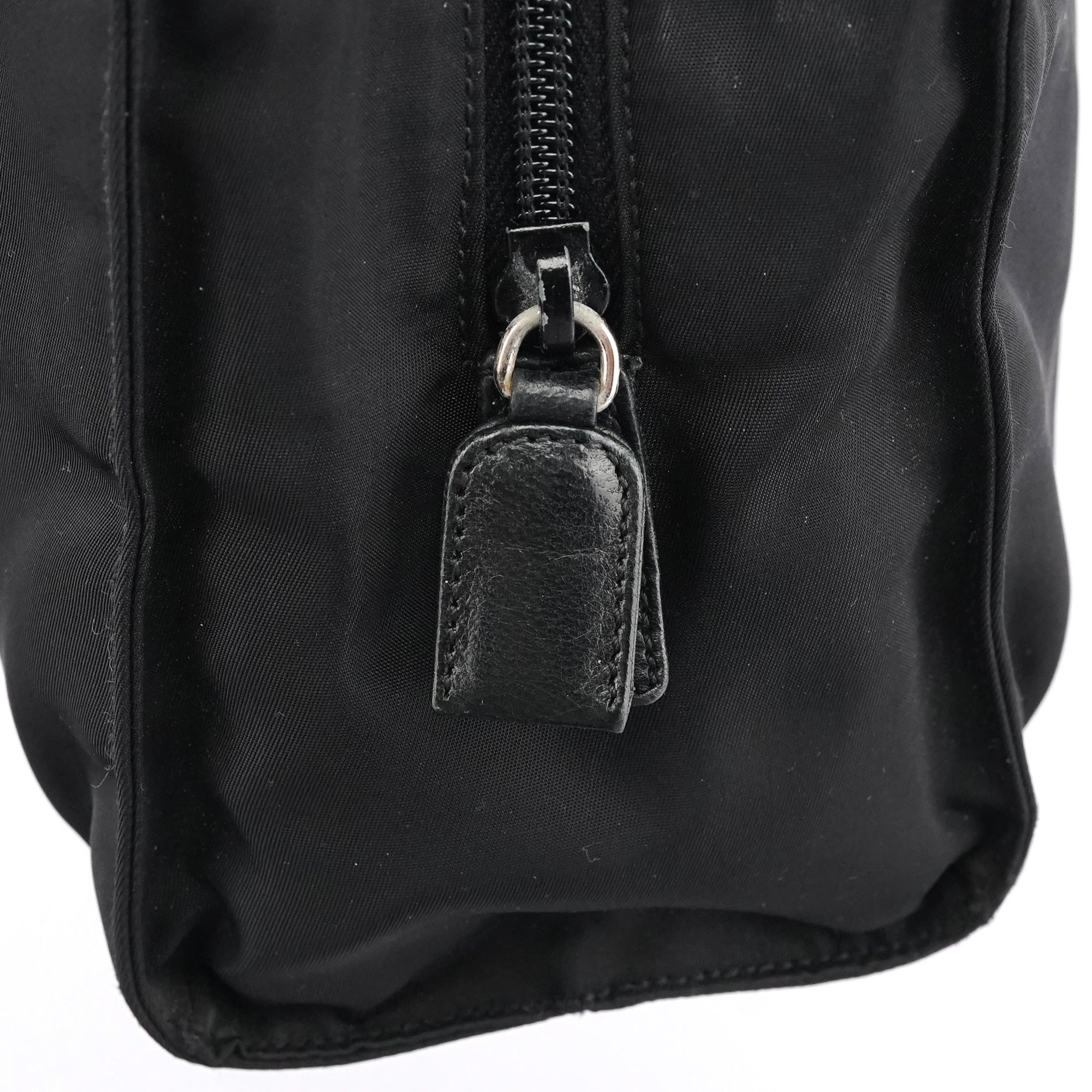 Black Tessuto Nappa Nylon Tote Bag