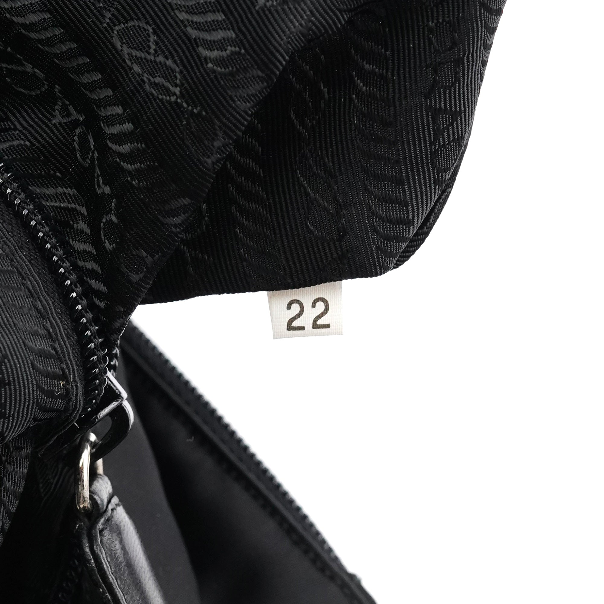 Black Tessuto Nappa Nylon Tote Bag