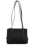 Black Tessuto Nappa Nylon Tote Bag