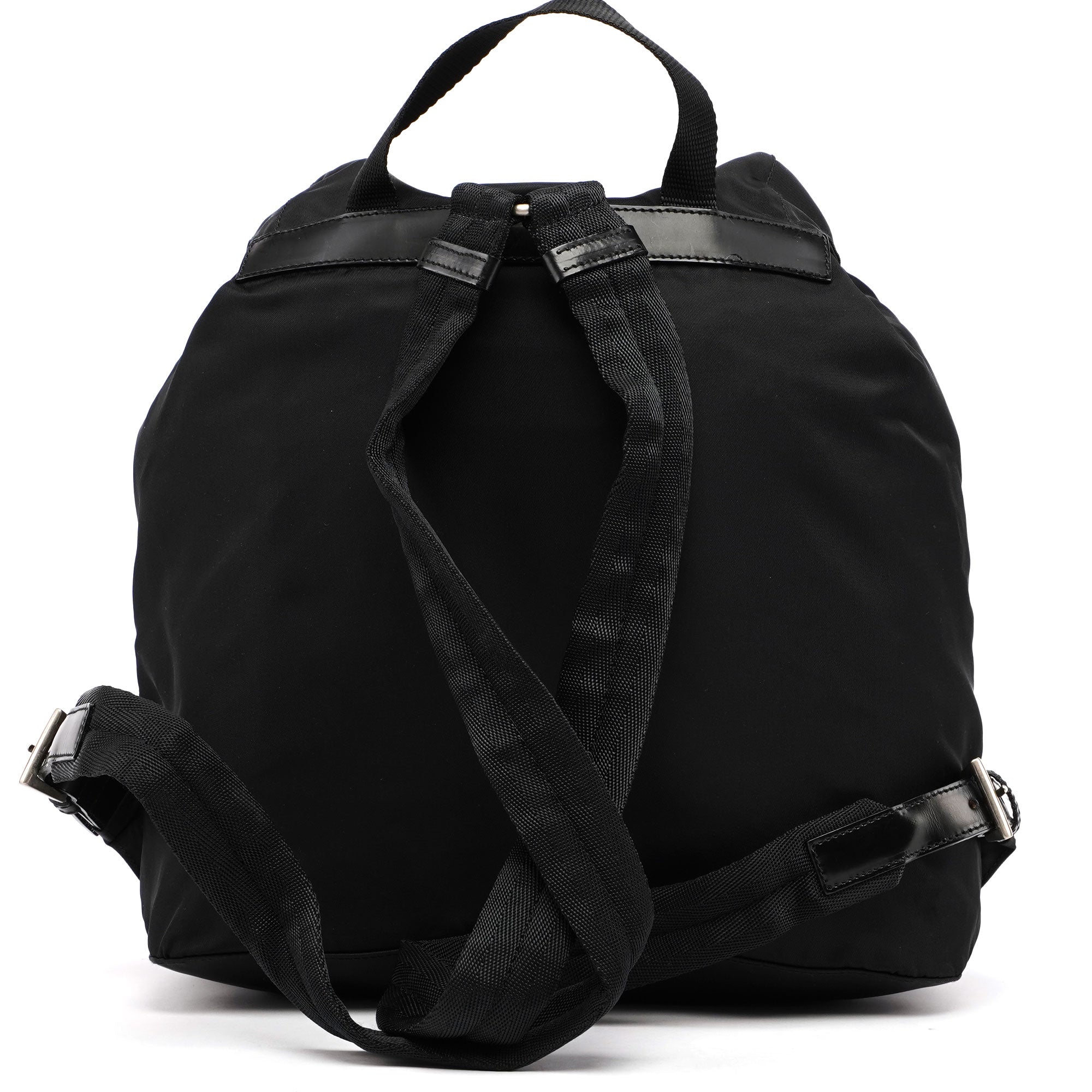 Black Tessuto Nylon Backpack
