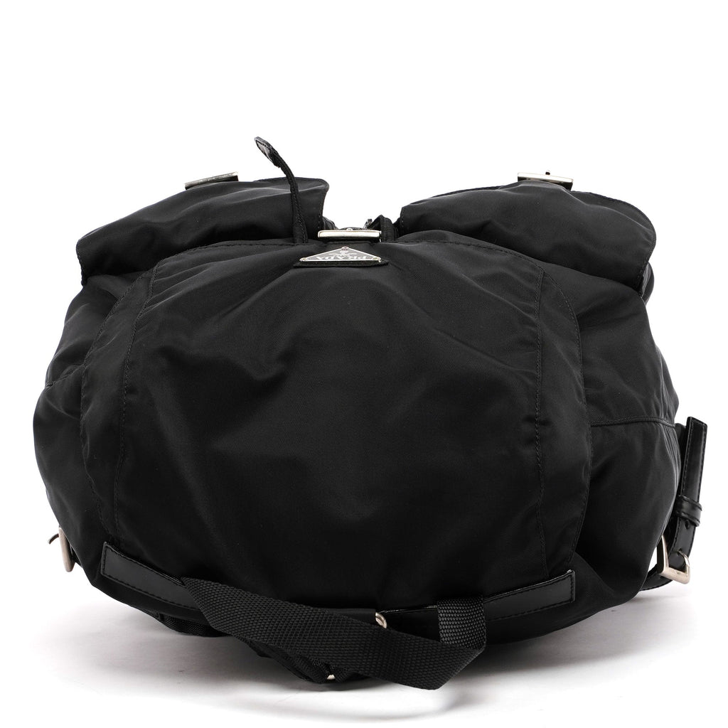 Black Tessuto Nylon Backpack