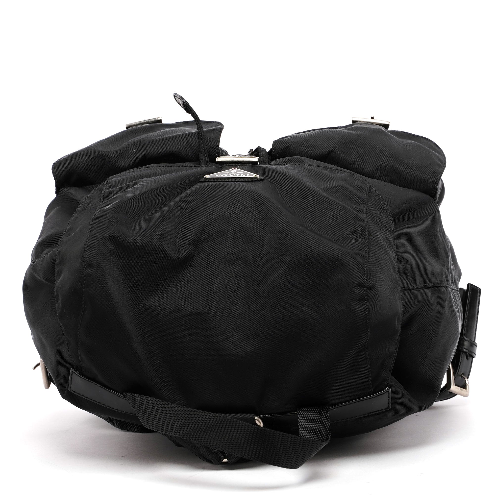 Black Tessuto Nylon Backpack