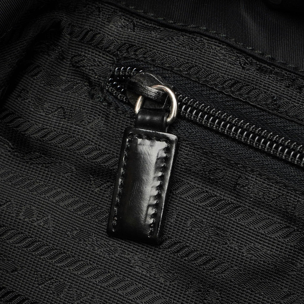 Black Tessuto Nylon Backpack