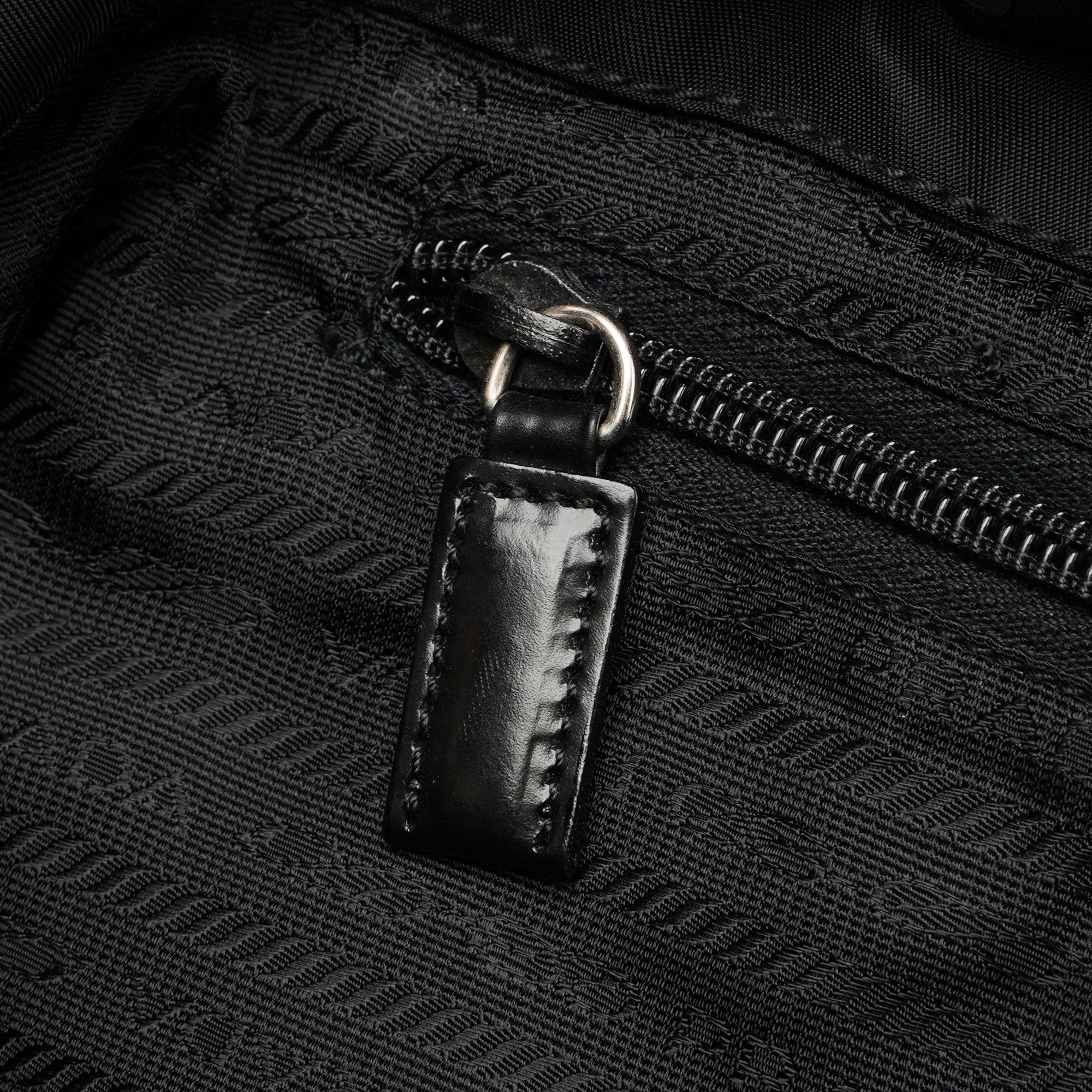 Black Tessuto Nylon Backpack