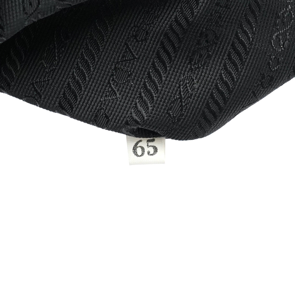 Black Tessuto Nylon Buckle Top Handle Bag