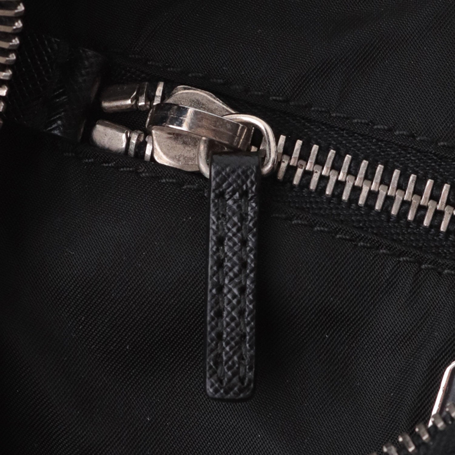 Black Tessuto Nylon Mini Hobo