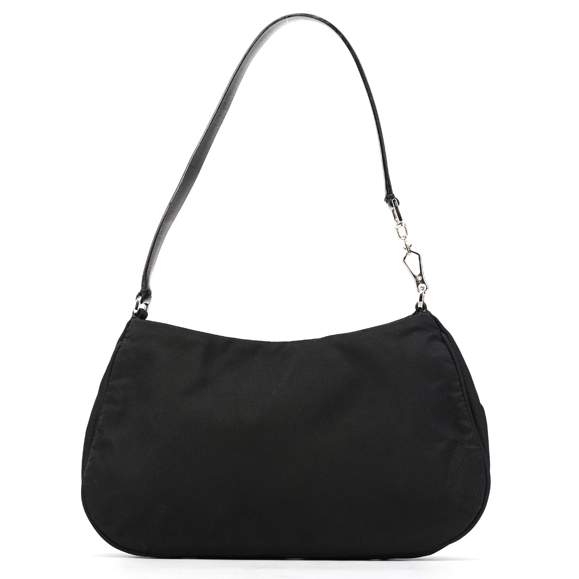 Black Tessuto Nylon Mini Shoulder Bag